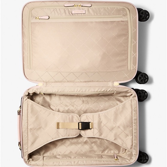NWT MK Light Pink Signature Logo Travel Carry On Suitcase, 12.75”X 18.75” X 7.5” - Picture 2 of 7